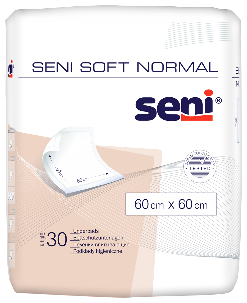 Seni Soft Normal aleze igienice 60x60 cm 30 buc - 1