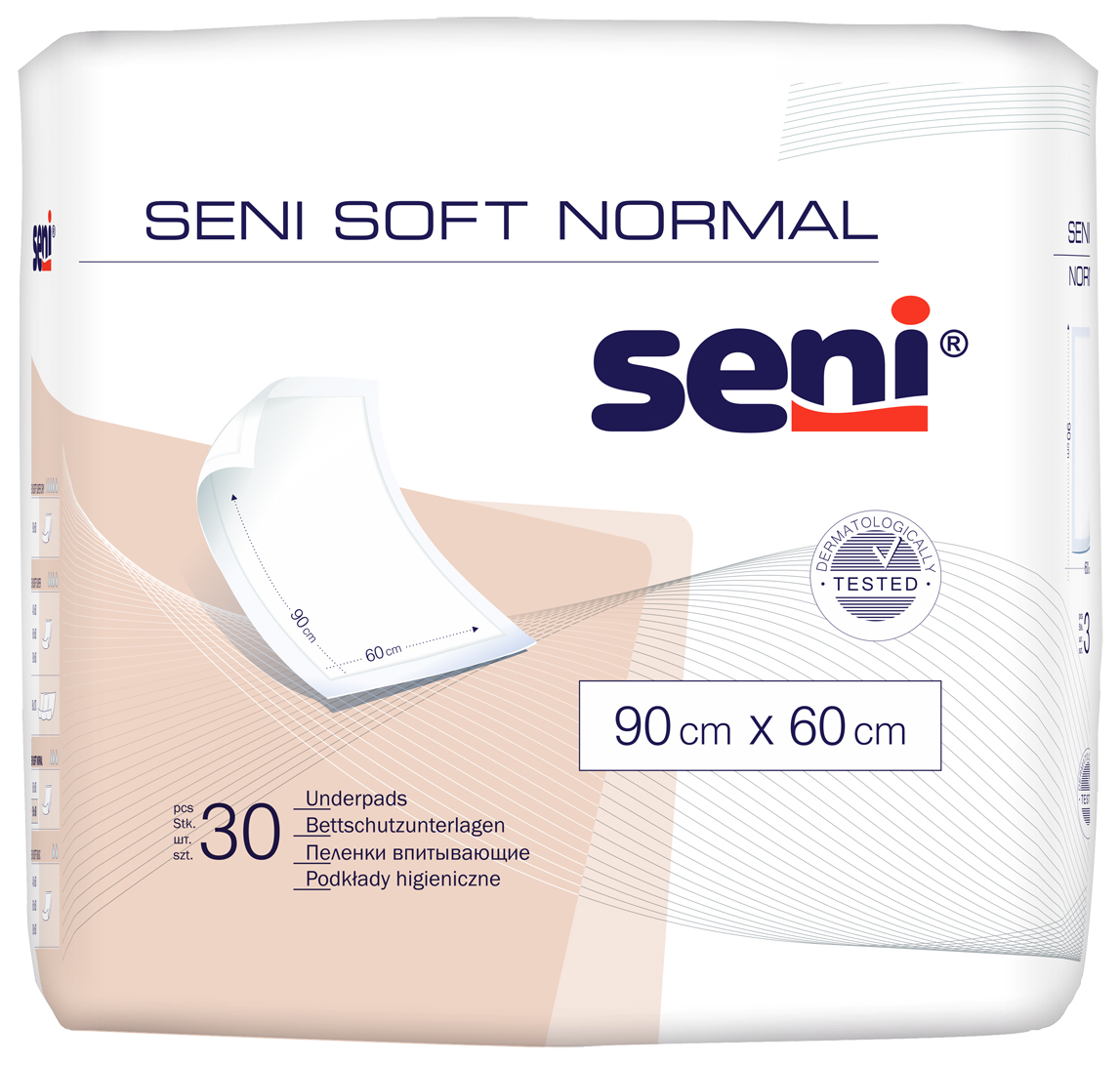 Seni Soft Normal aleze igienice 90x60 cm 30 buc - 1