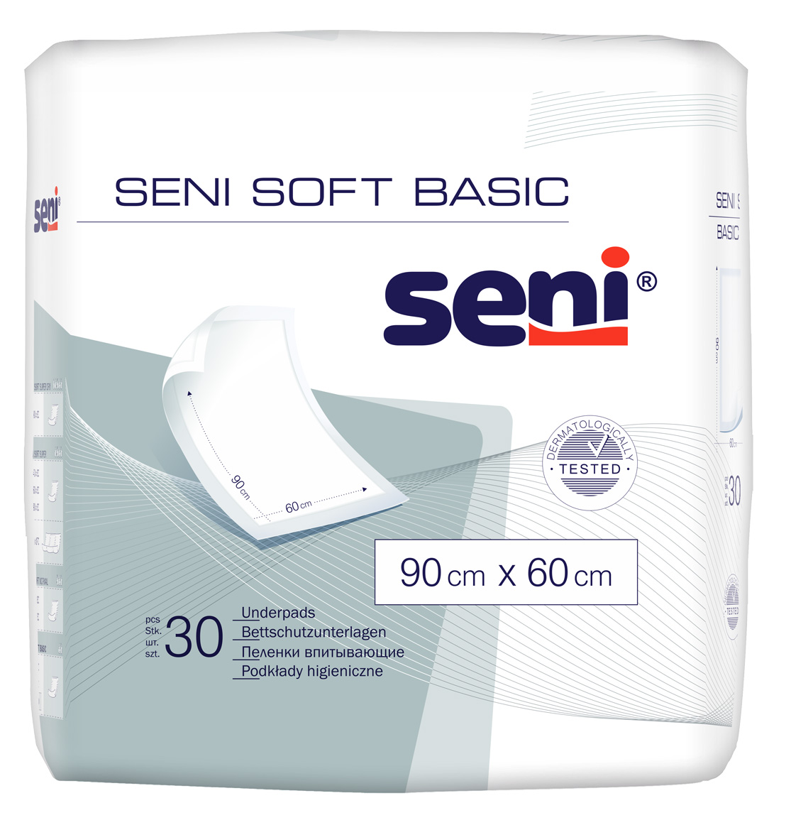 Seni Soft Basic aleze igienice 90x60 cm 30 buc - 1