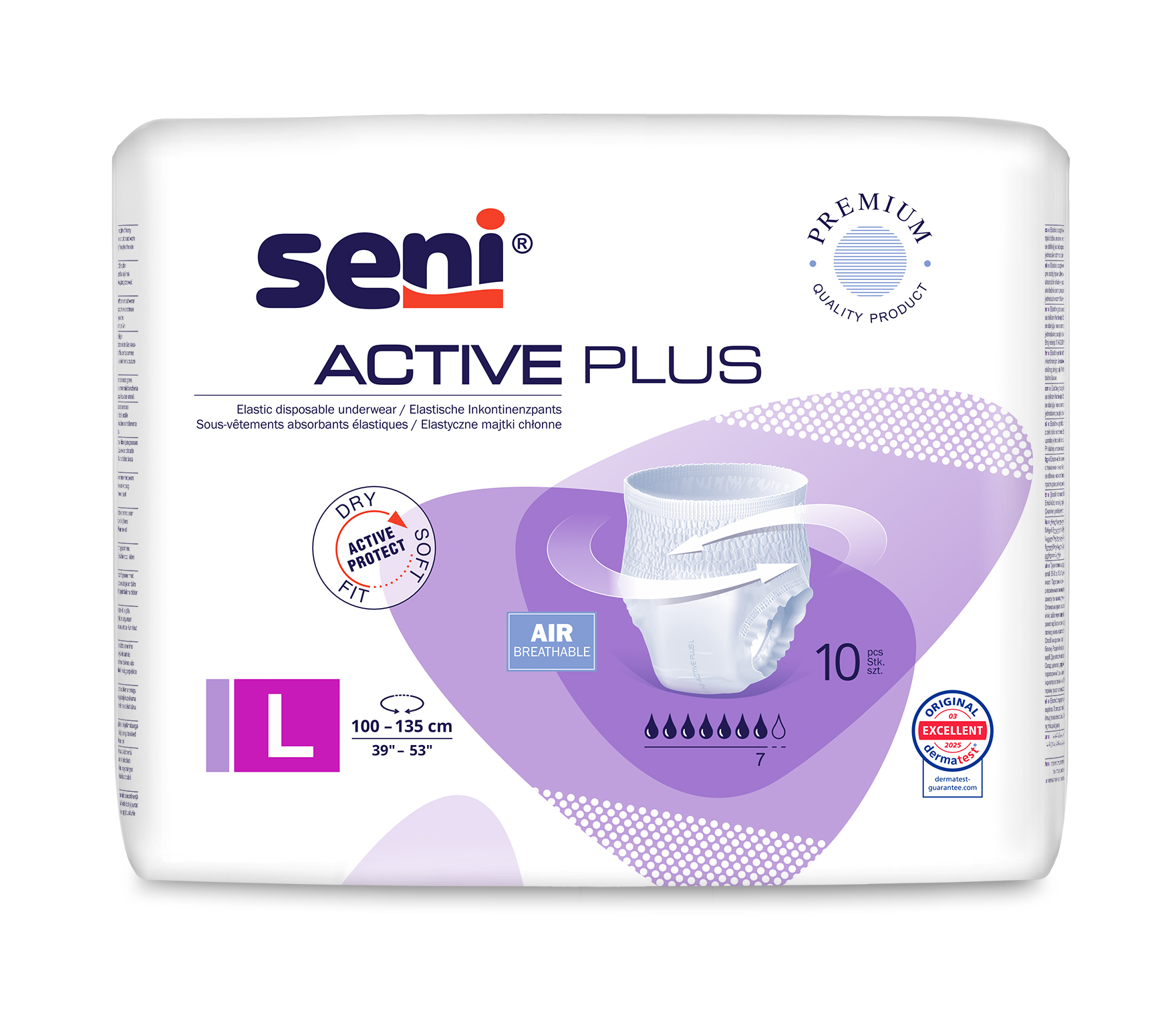 Seni Active PLUS Large chilot absorbant 10 buc - 1