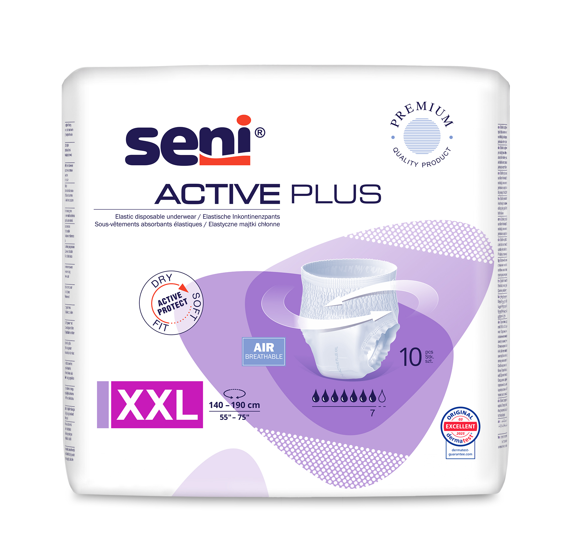 Seni Active PLUS XXL chilot absorbant 10 - 1