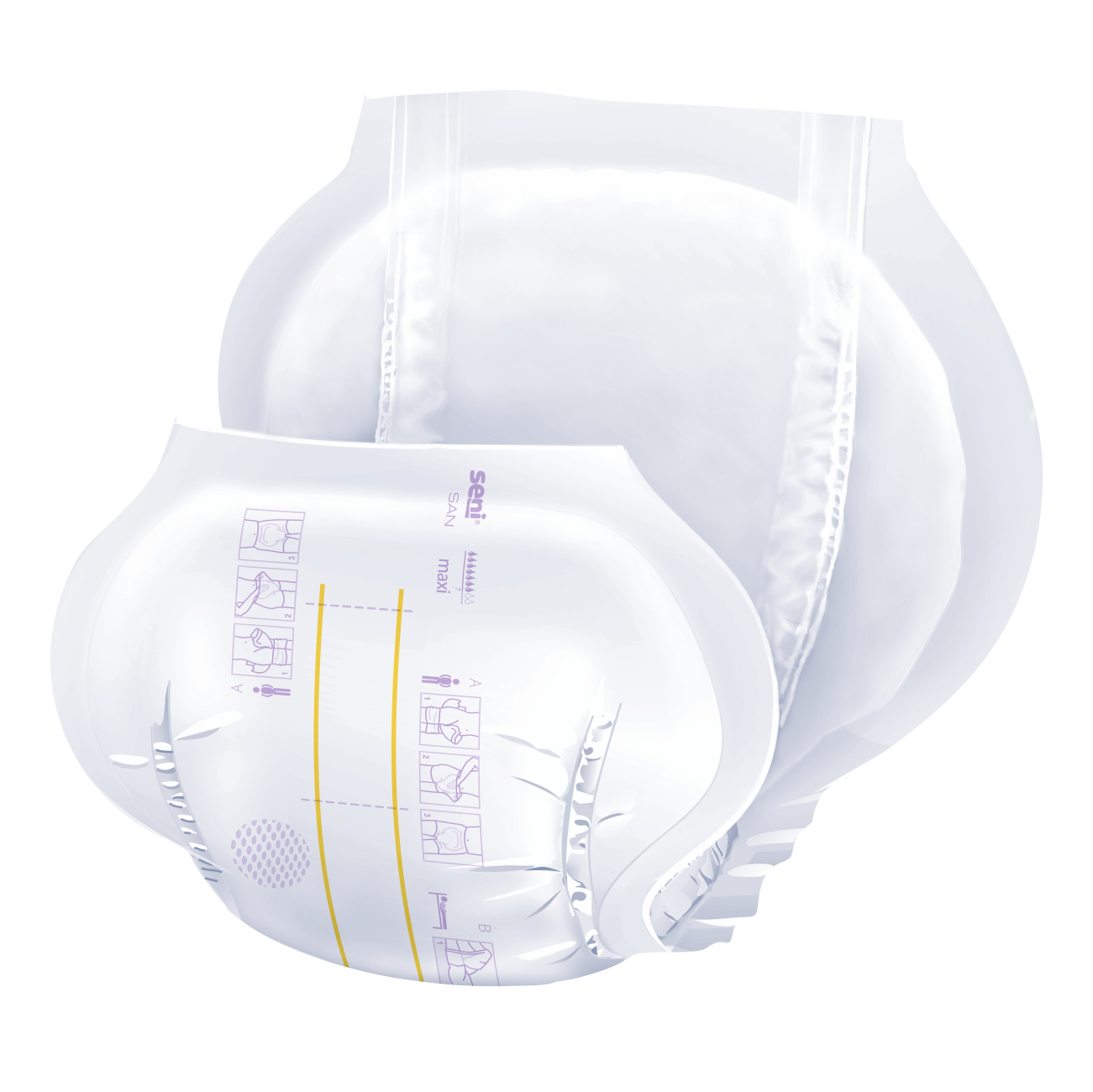 Seni San Maxi absorbante anatomice 10 buc - 2