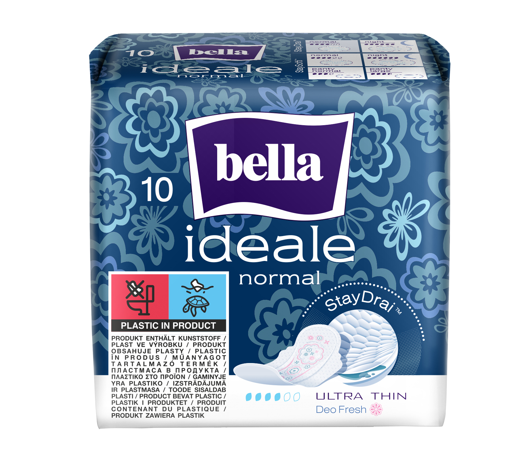 Bella Ideale Ultra Stay Drai absorbante igienice 10 buc - 1