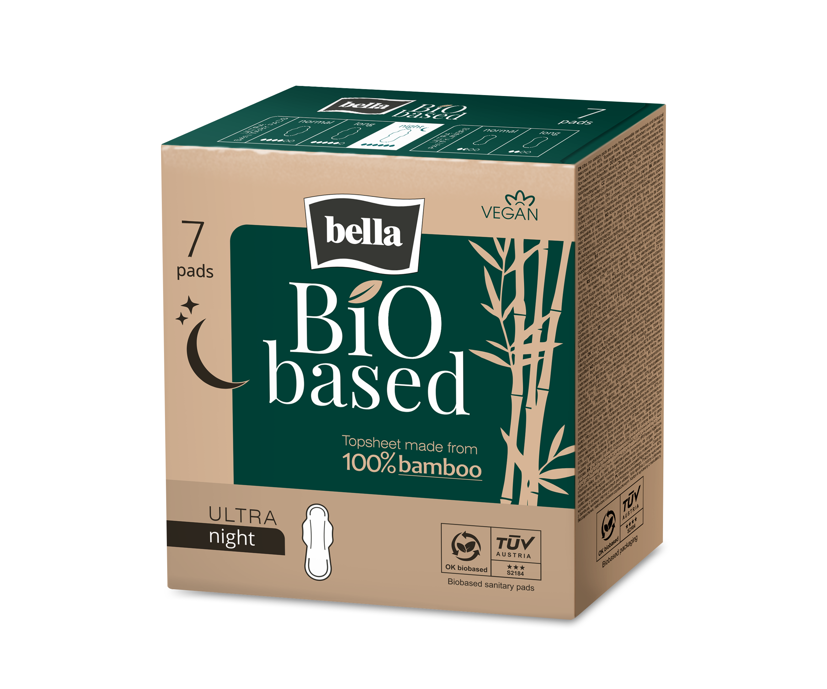 Bella Bio based Night absorbante igienice 7 buc