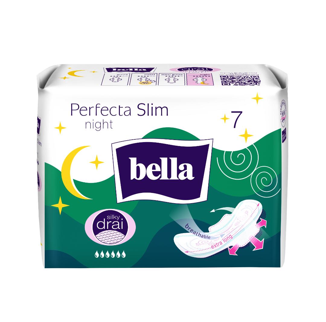 Perfecta Silm Night Silky Drai absorbante igienice 7 buc - 1