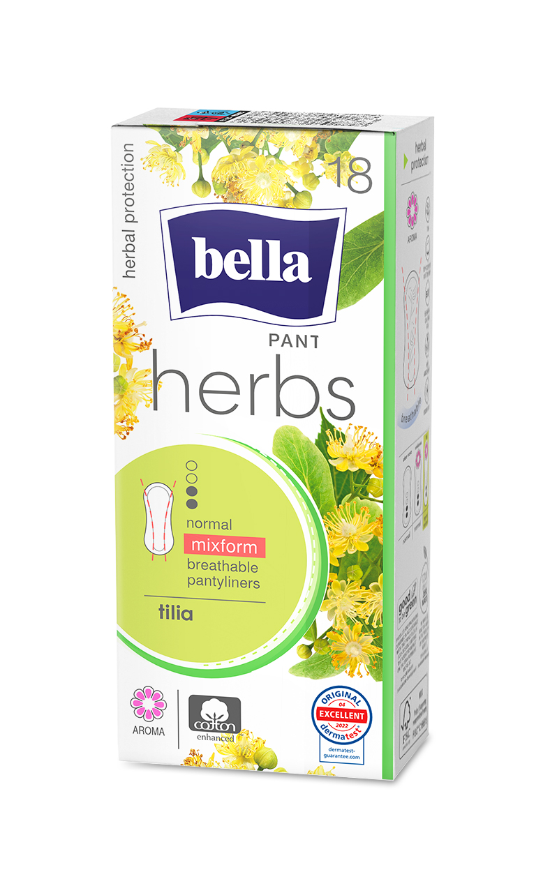 Bella Herbs Panty Floare de tei absorbante zilnice 18 buc - 1