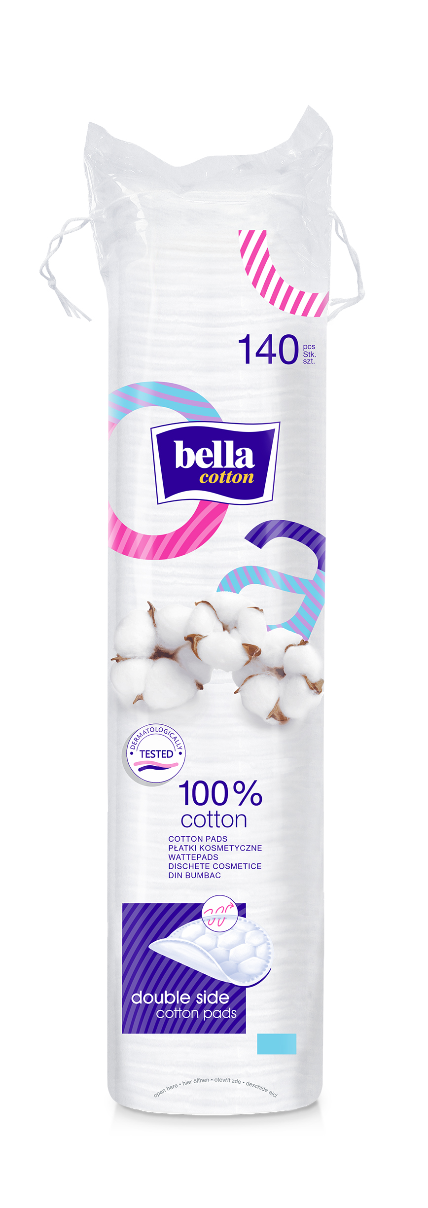 Bella Cotton dischete cosmetice 140 buc