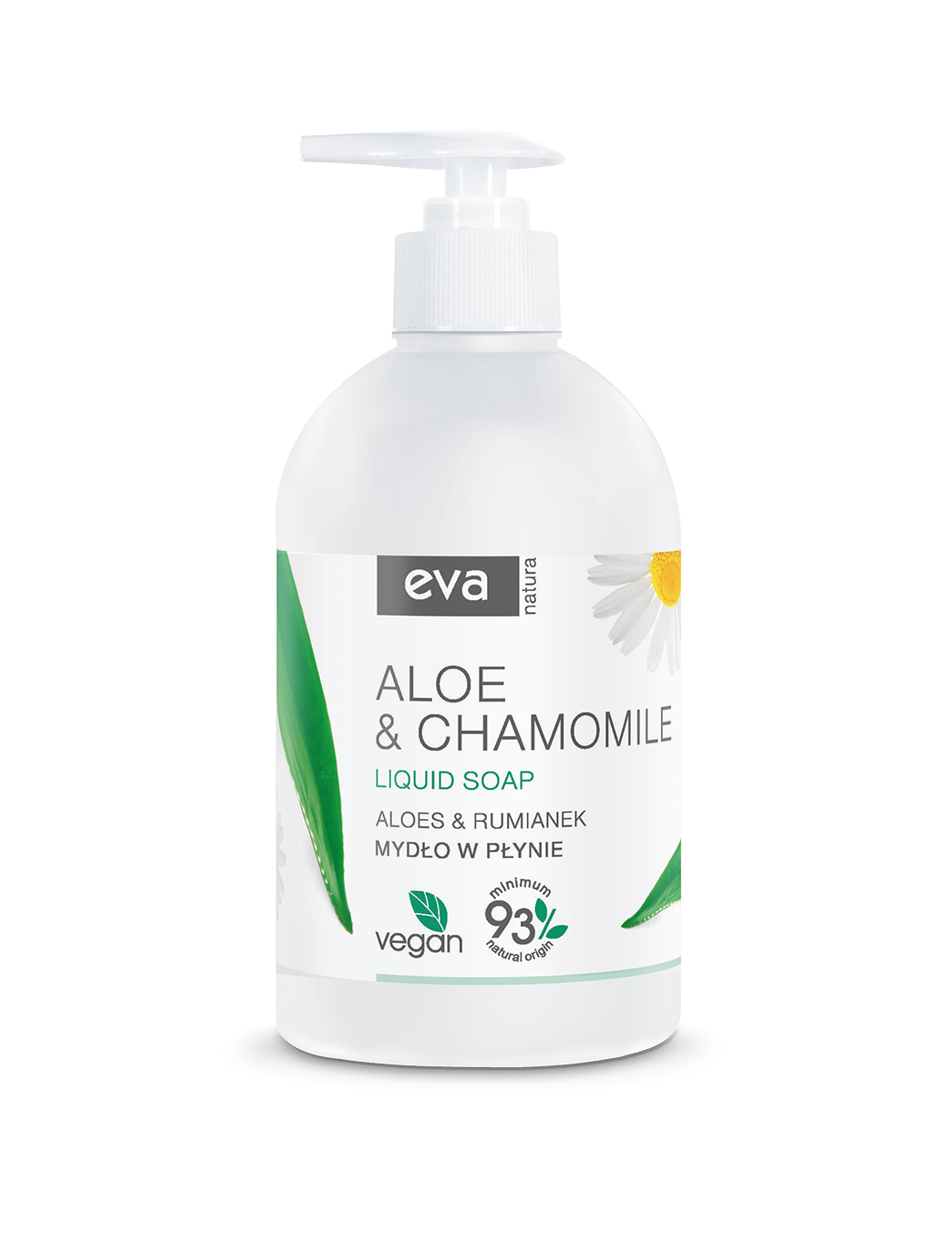Eva Natura Sapun lichid Hipoalergenic Aloe si Musetel 500 ml