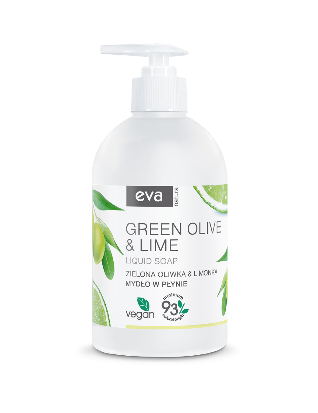 Eva Natura Sapun lichid Masline&Lamaie verde 500 ml