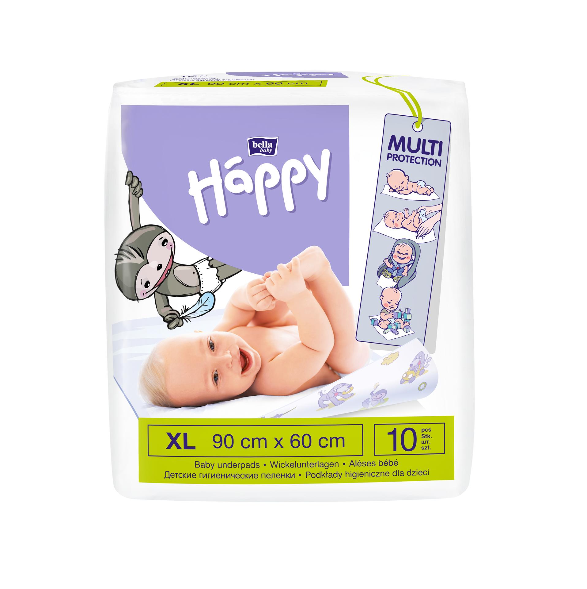 Happy - aleze igienice absorbante 90X60 10 buc