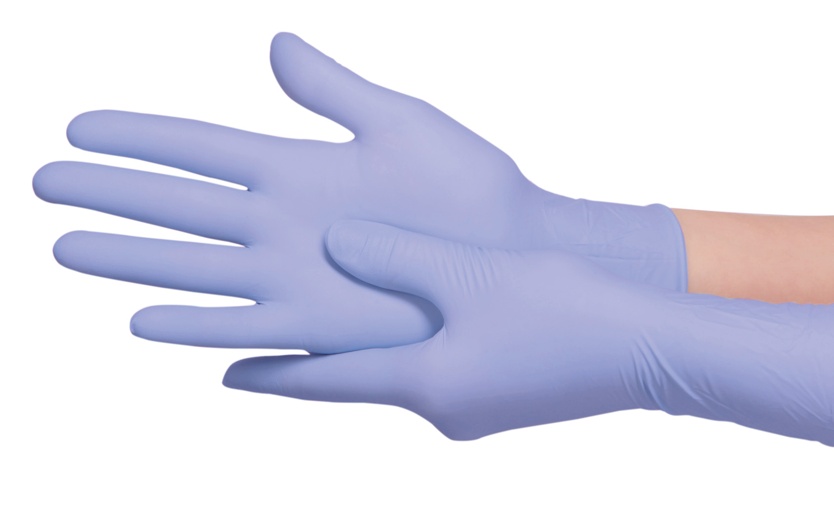 Ambulex mănuşi din nitril violet nepudrate nesterile XL 100 buc - 2