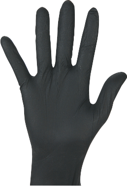 Ambulex mănuşi din nitril negre nepudrate nesterile S 100 buc - 2