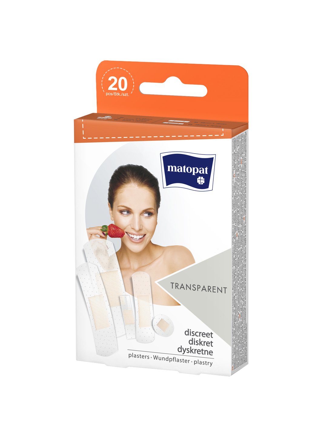 Matopat Transparent set de plasturi 20 buc