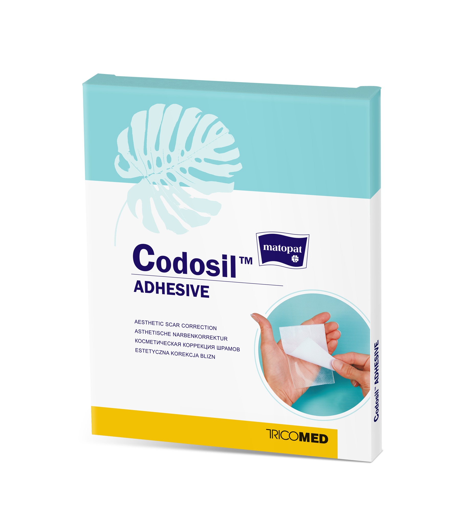 Codosil pansament nesteril din silicon pentru corectie cicatrici 14x14 cm 1 buc