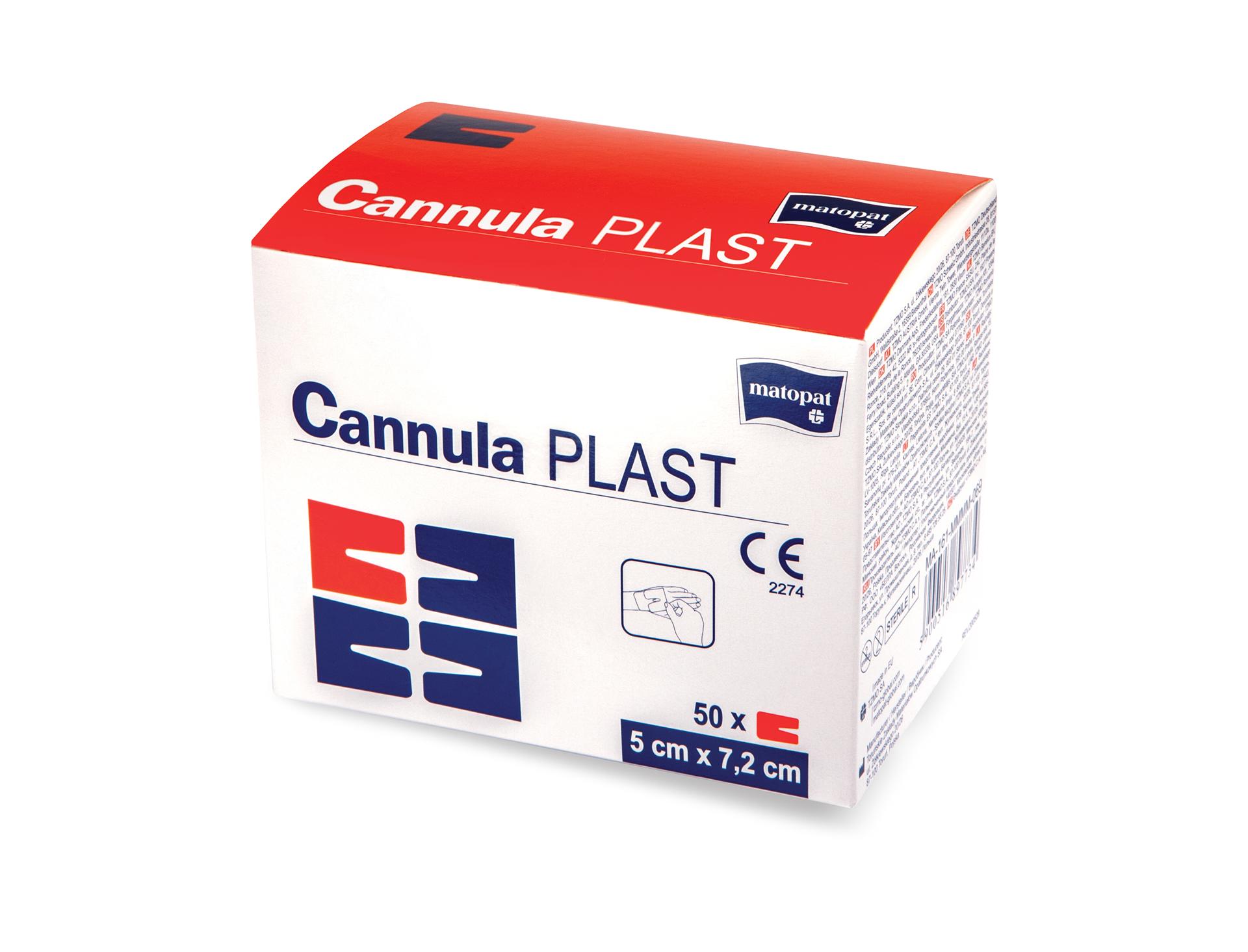 Cannula Plast pansament steril pentru fixarea branulei 5cm x 7,2cm a'50