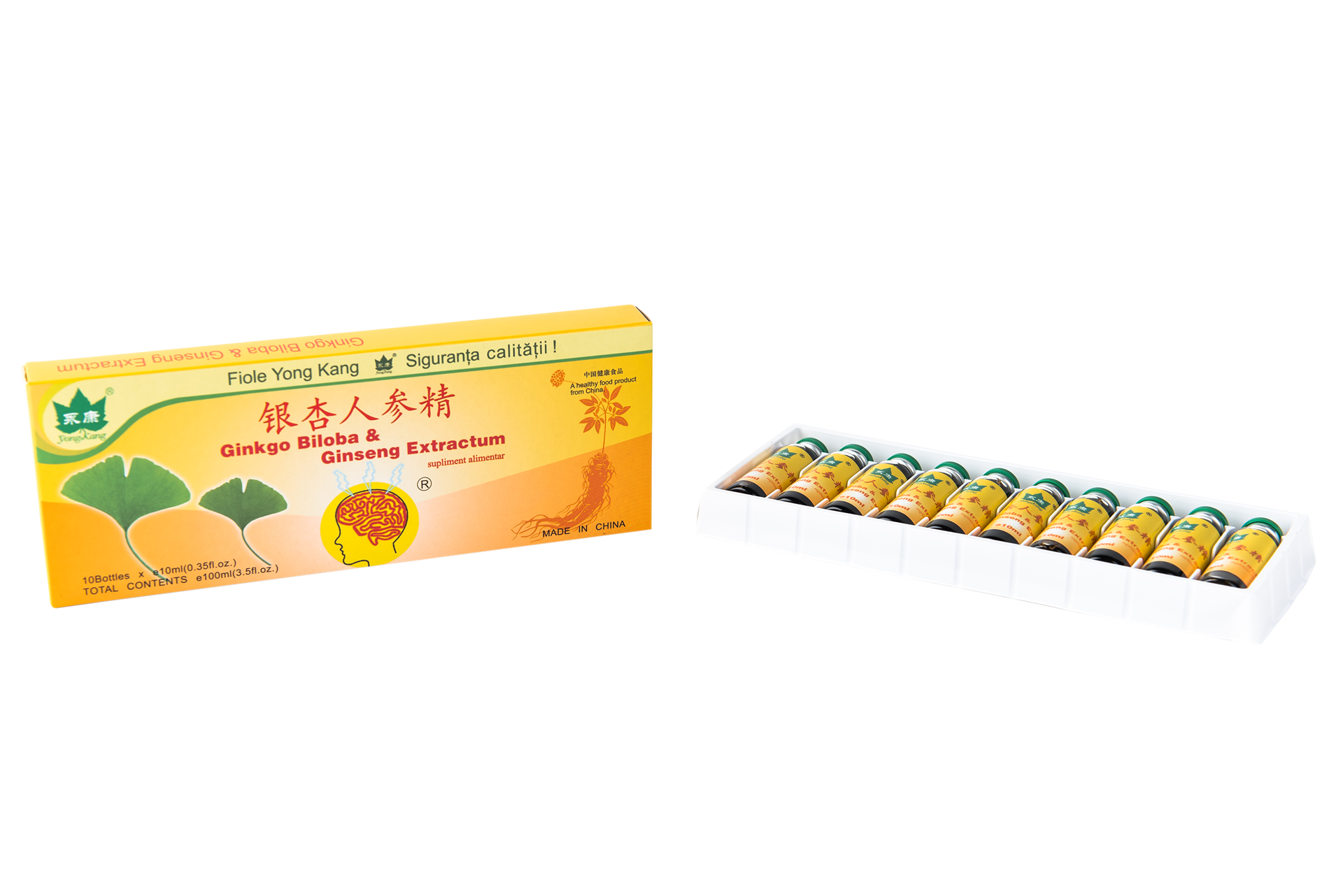 Ginkgo Biloba & Ginseng, fiole