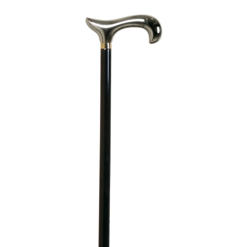 Baston extensibil cu maner din nichel