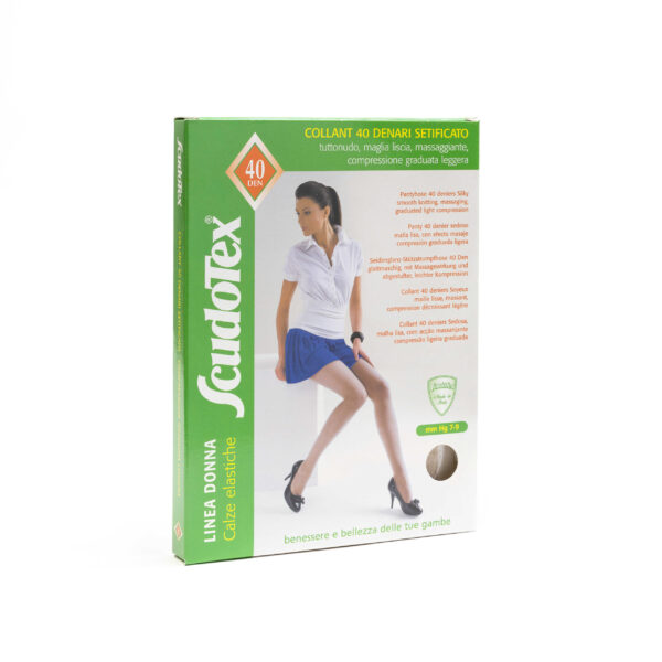 Ciorapi compresivi SCUDOTEX 433, 40 Den, bej, nr.6 - 1