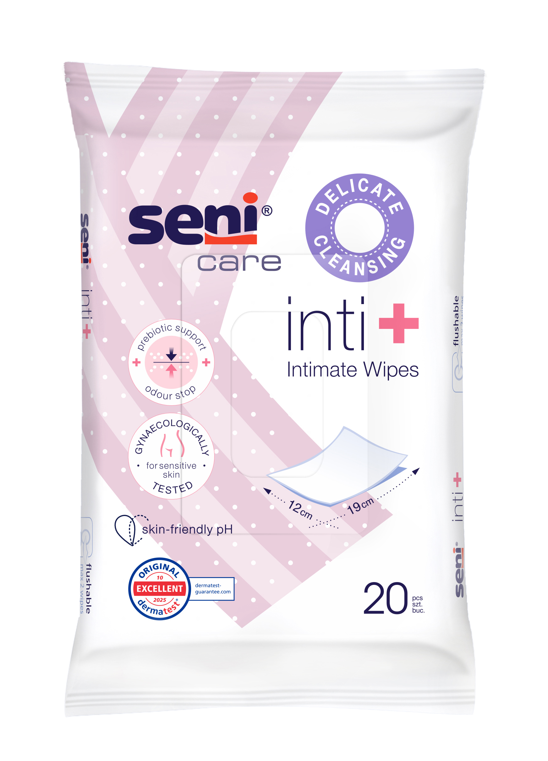 Seni Care Inti+ Şerveţele umede 19x12 cm 20 buc - 1