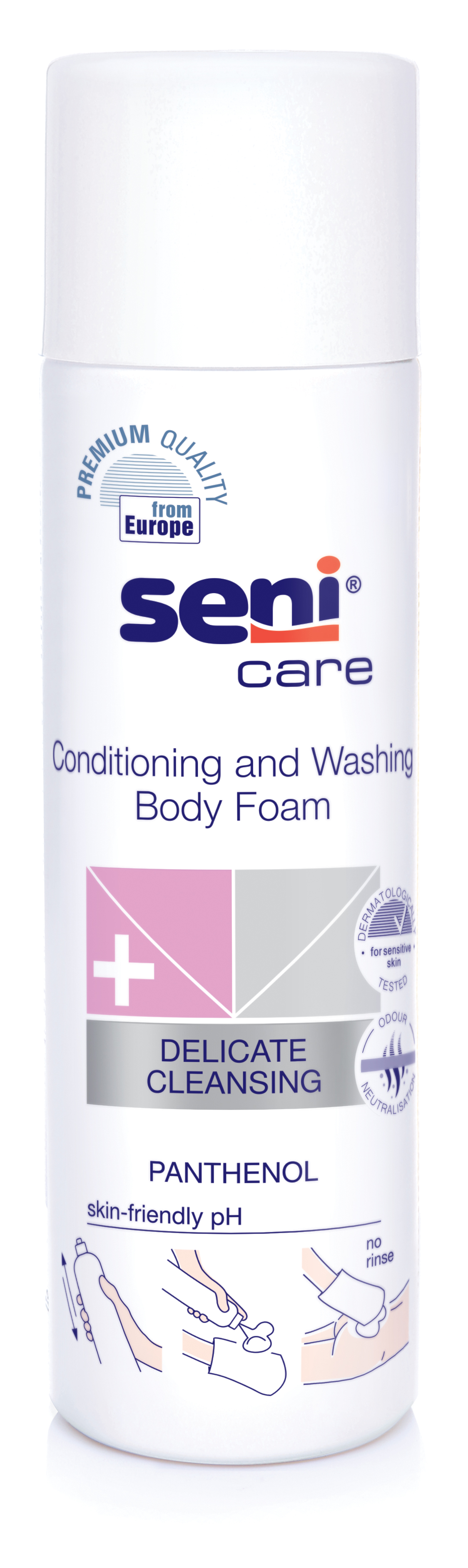 Seni Care Spumă pentru curăţare şi îngrijire corp 500 ml - 1