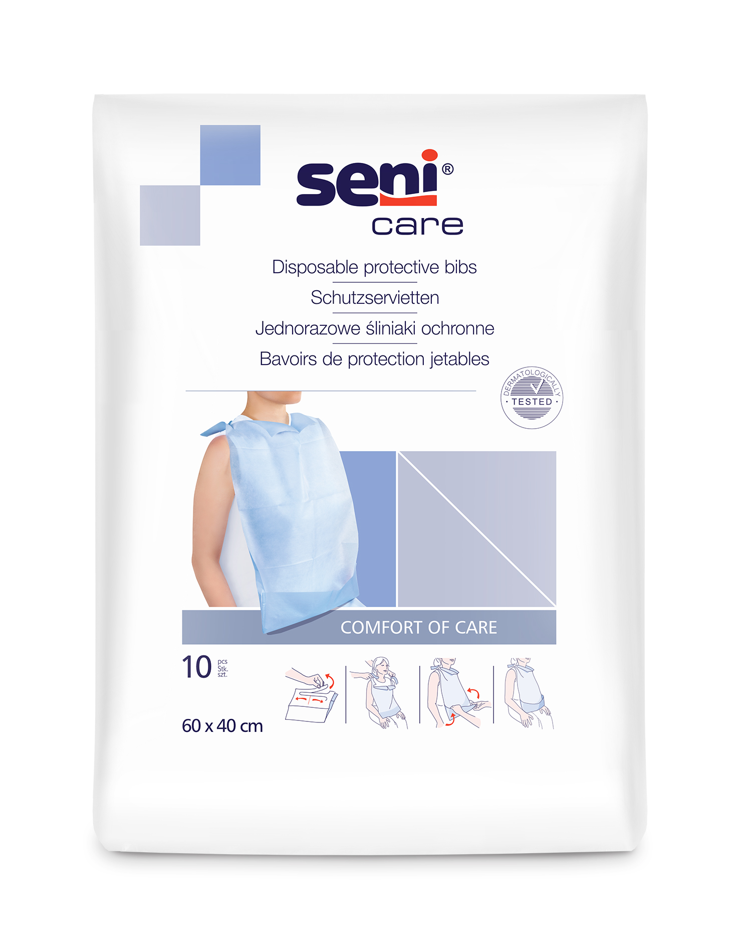 Seni Care Bavete igienice 10 buc - 1