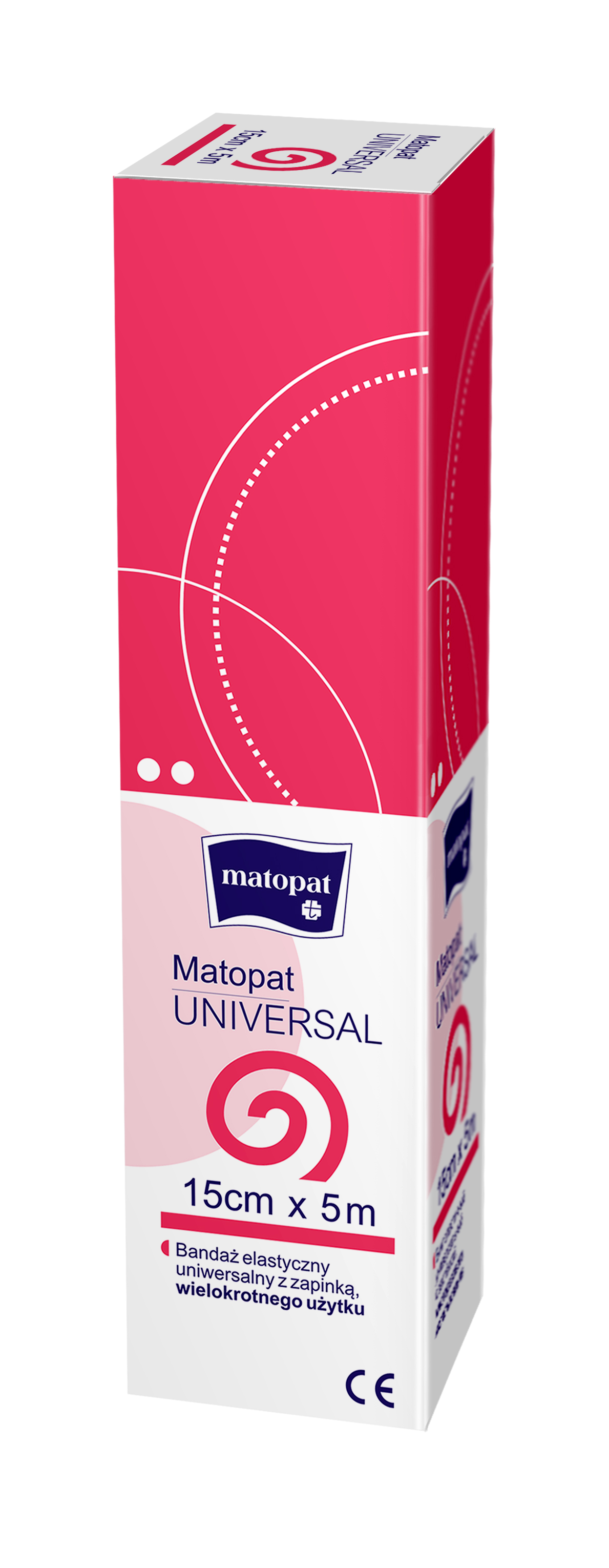 Matopat Universal bandaj elastic 5m x 15cm 1 buc