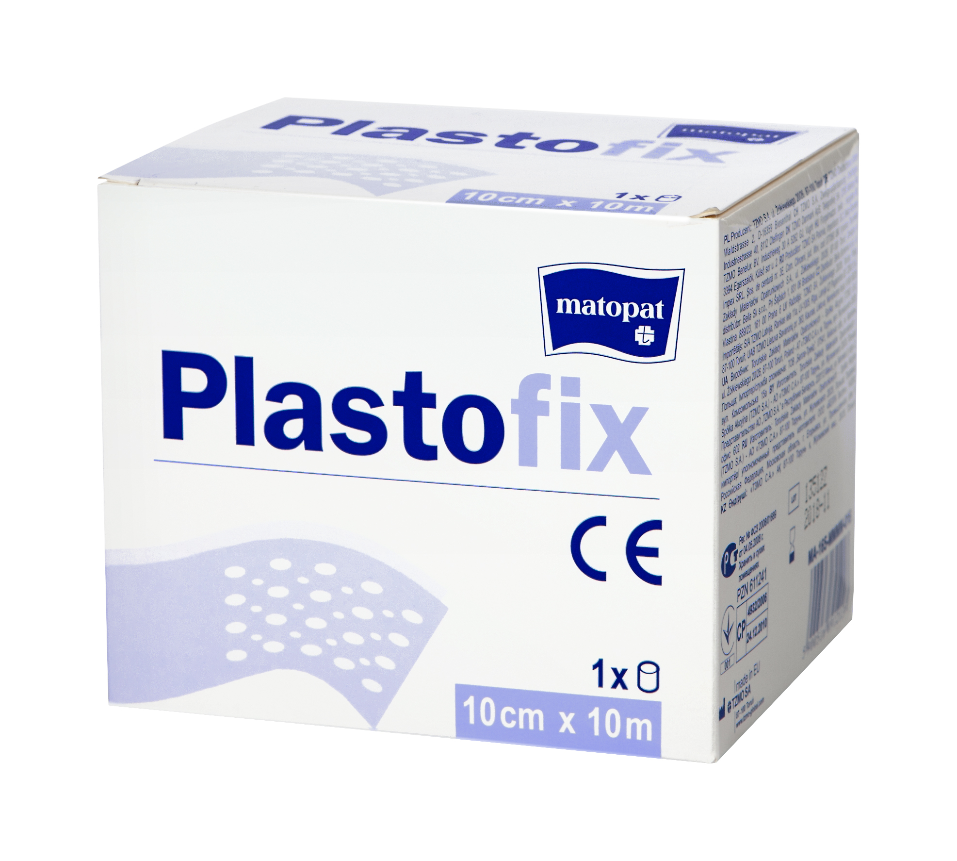 Plastofix bandă adezivă 10cm x 10m 1 buc