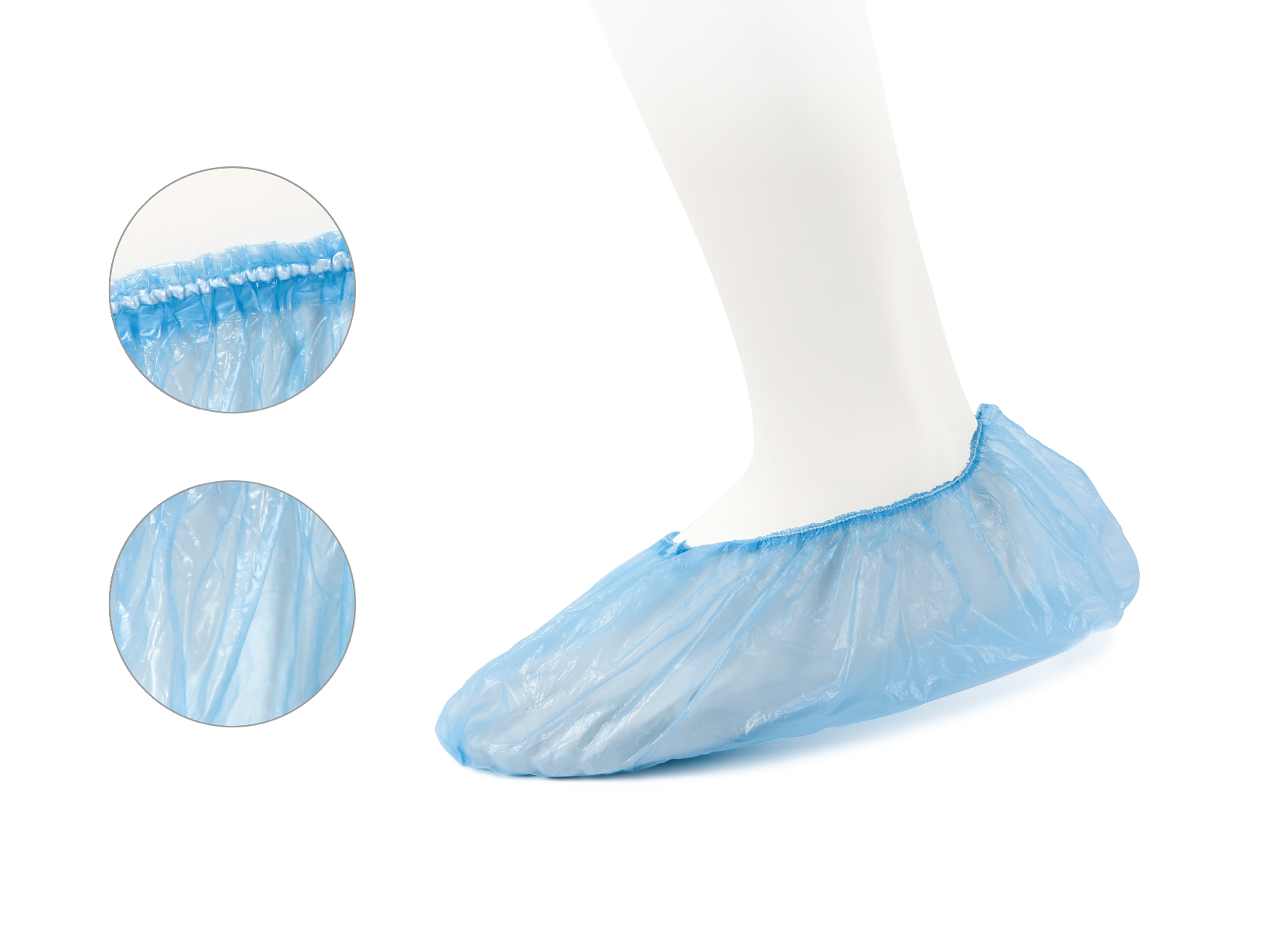 Matodress botoşi din folie cu bandă elastică, nesterili 100 buc - 2