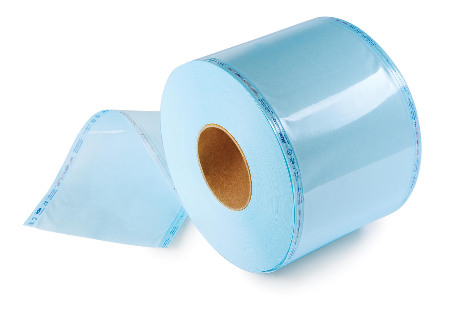BOM rolă sterilizare plată 200mm x 200m 1 buc