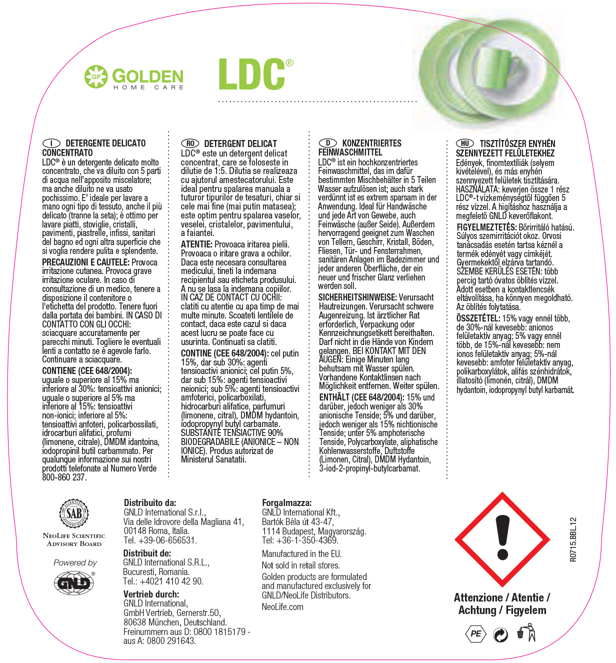 Detergent CONCENTRAT biodegradabil pentru vase si diverse obiecte - 2
