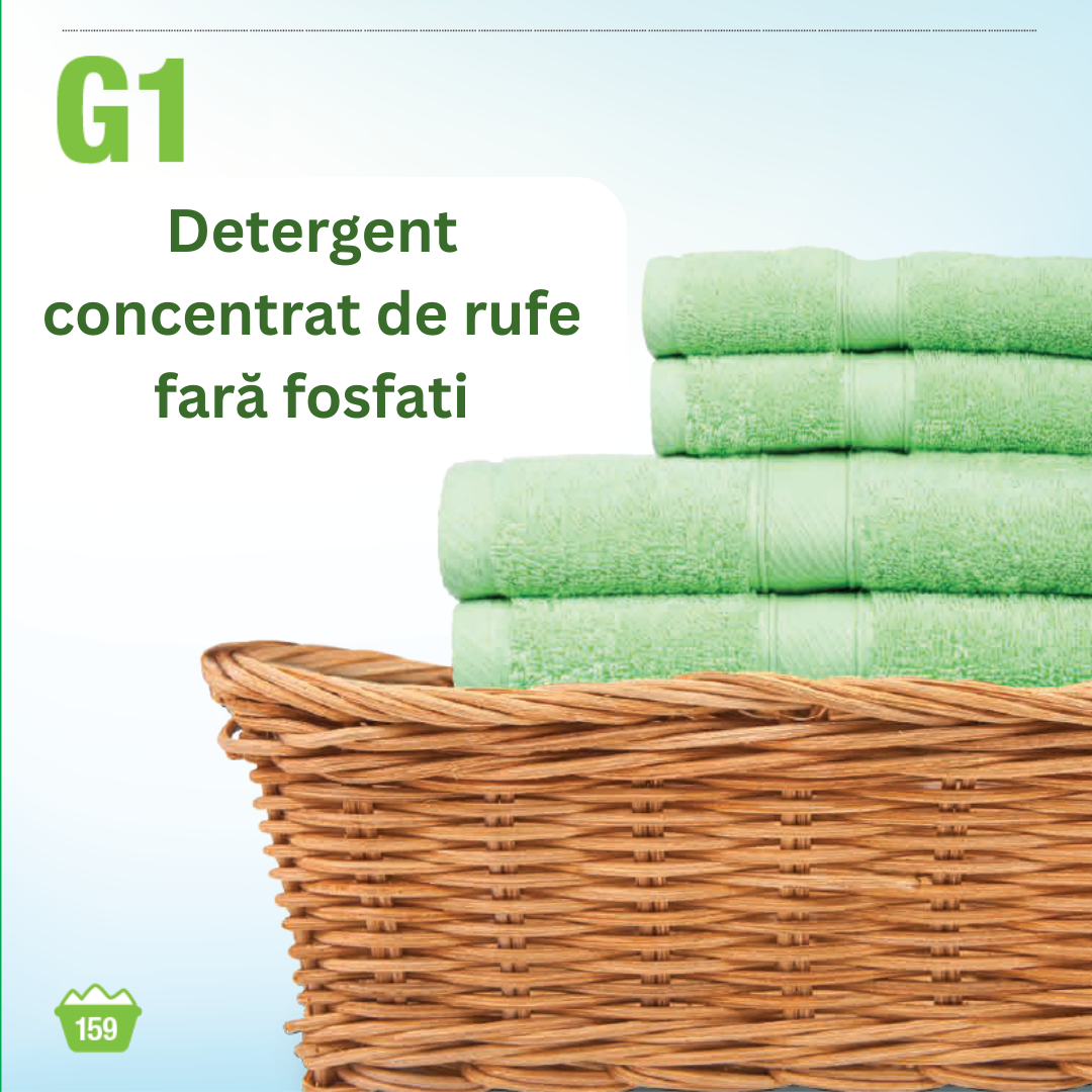 Detergent biodegradabil concentrat pentru rufe G1 - 5 kg - 2