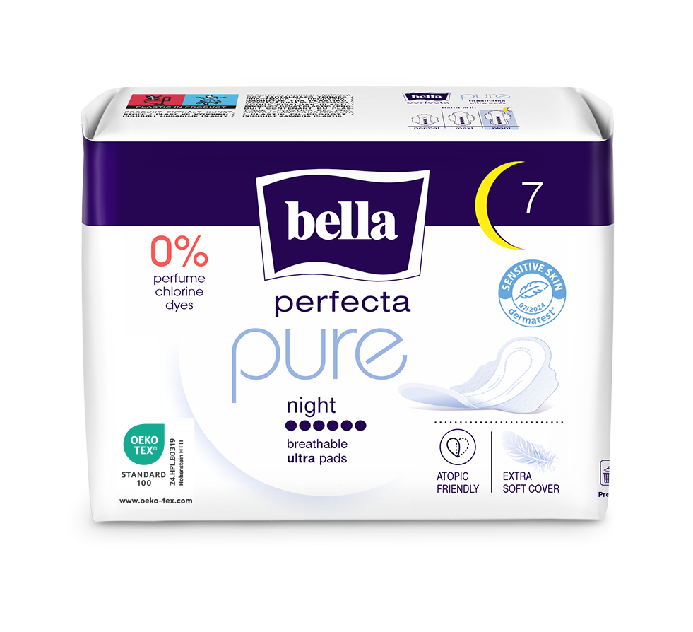 Bella Perfecta Pure Night absorbante igienice 7 buc