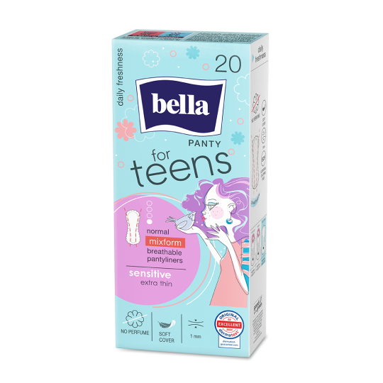 Bella for Teens Panty Sensitive Absorbante zilnice 20 buc