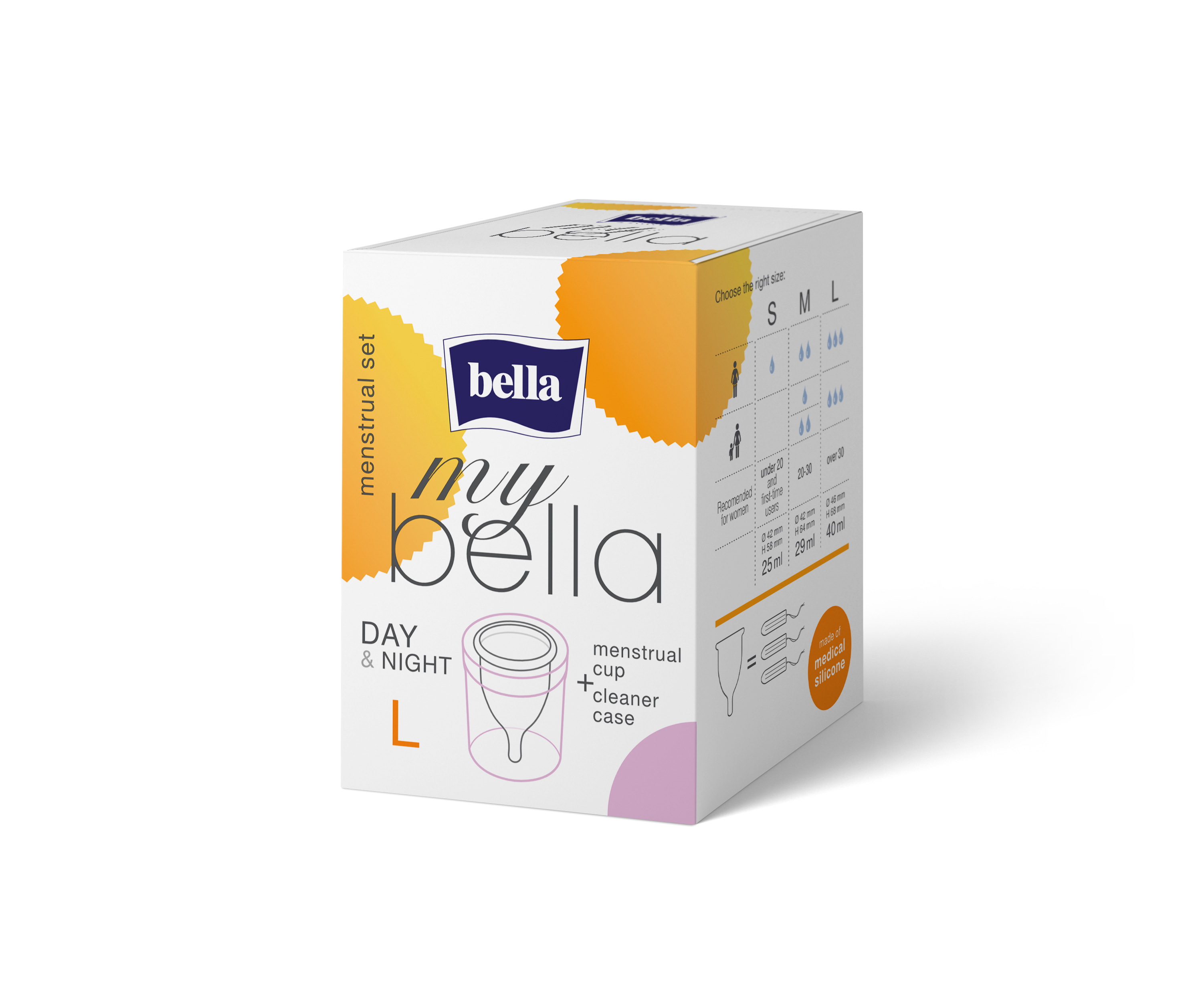my bella Set cupӑ menstrualӑ şi recipient curӑțare Large - 1