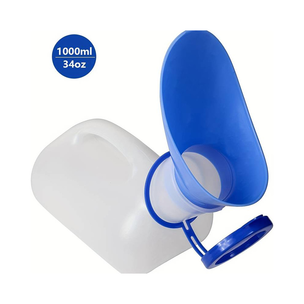Urinar unisex cu mâner și capac - 2