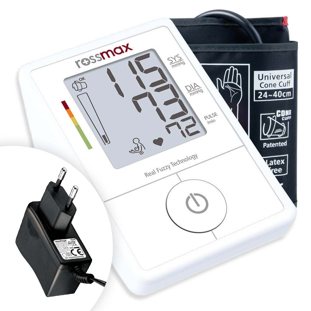 Tensiometru digital automat pentru brat Rossmax X1, cu adaptor