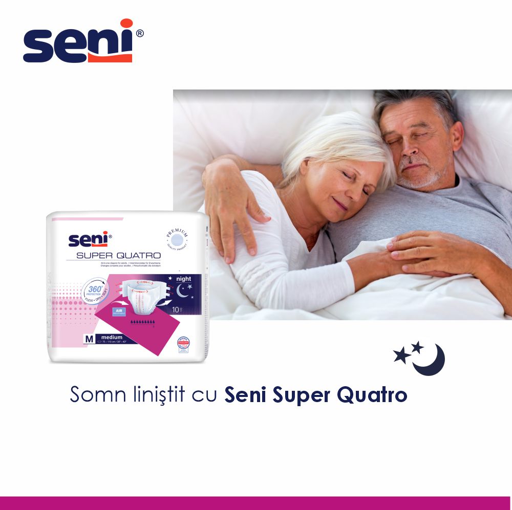 Seni Super Quatro scutece incontinenta XXL 10 buc - 4