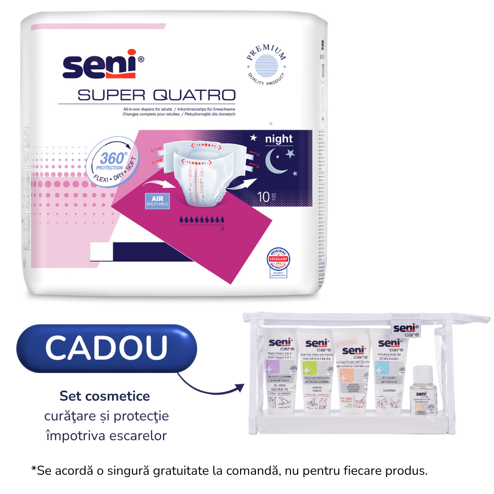 Seni Super Quatro scutece incontinenta XXL 10 buc - 5