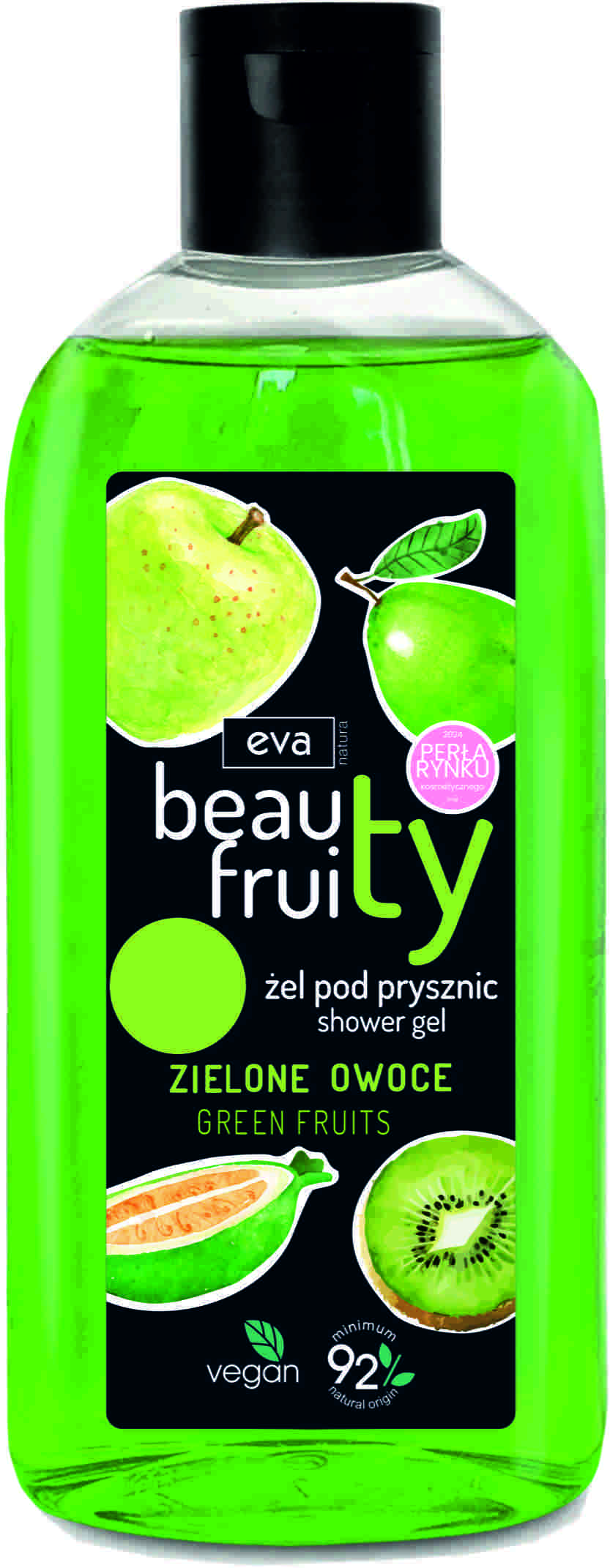 Gel de dus Beauty Fruity Fructe verzi 400 ml