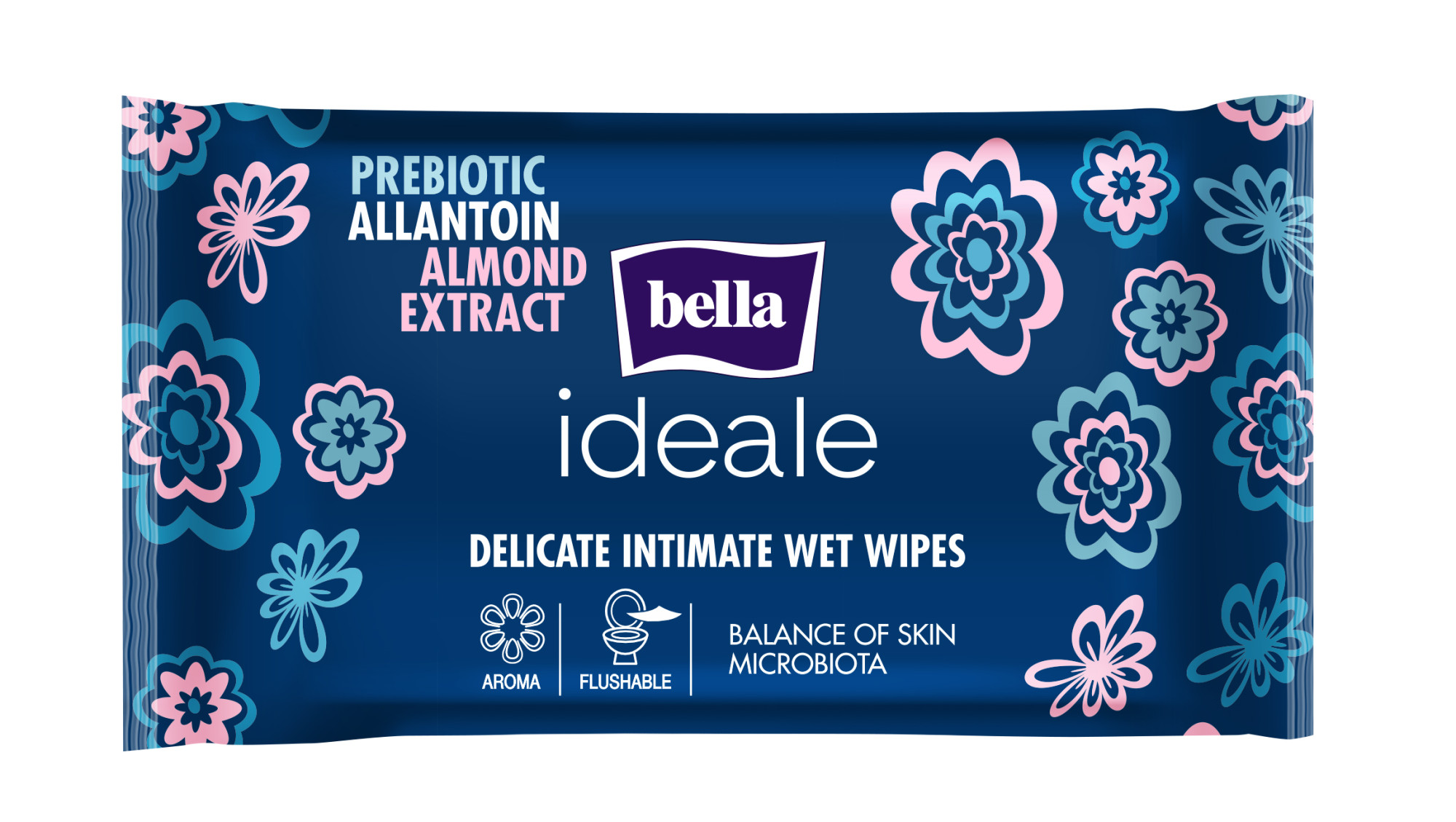 Bella IDEALE Servetele intime cu prebiotic 20 buc