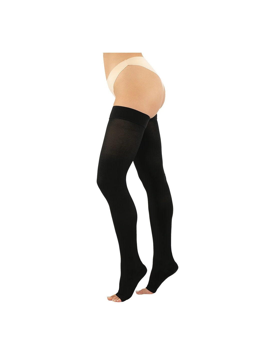Ciorapi compresivi Cl. I Rayat AG Varf inchis Negru 3/Medium