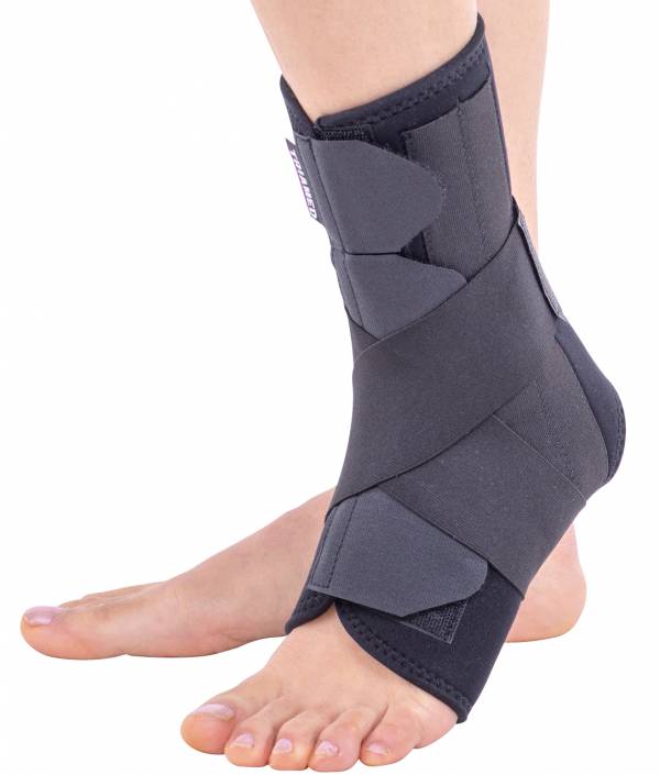 Orteza de glezna mobila cu atele metalice ANKLEFIX STRONG M3