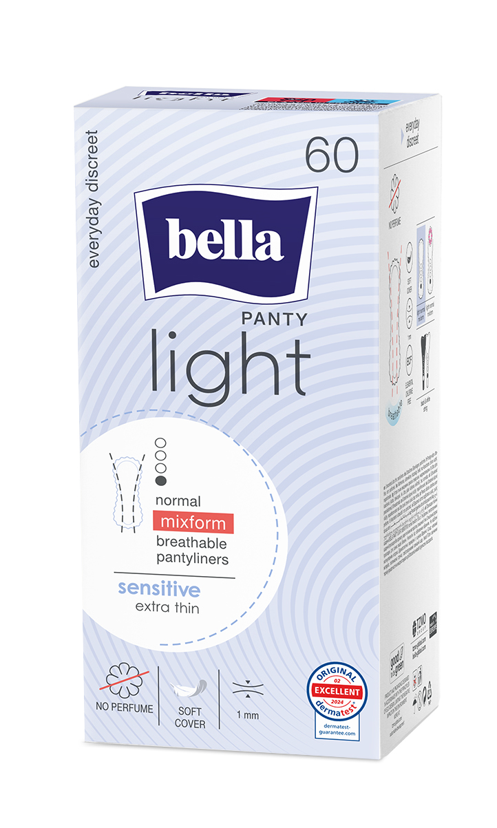 Bella Panty Light Absorbante zilnice Sensitive 60 buc