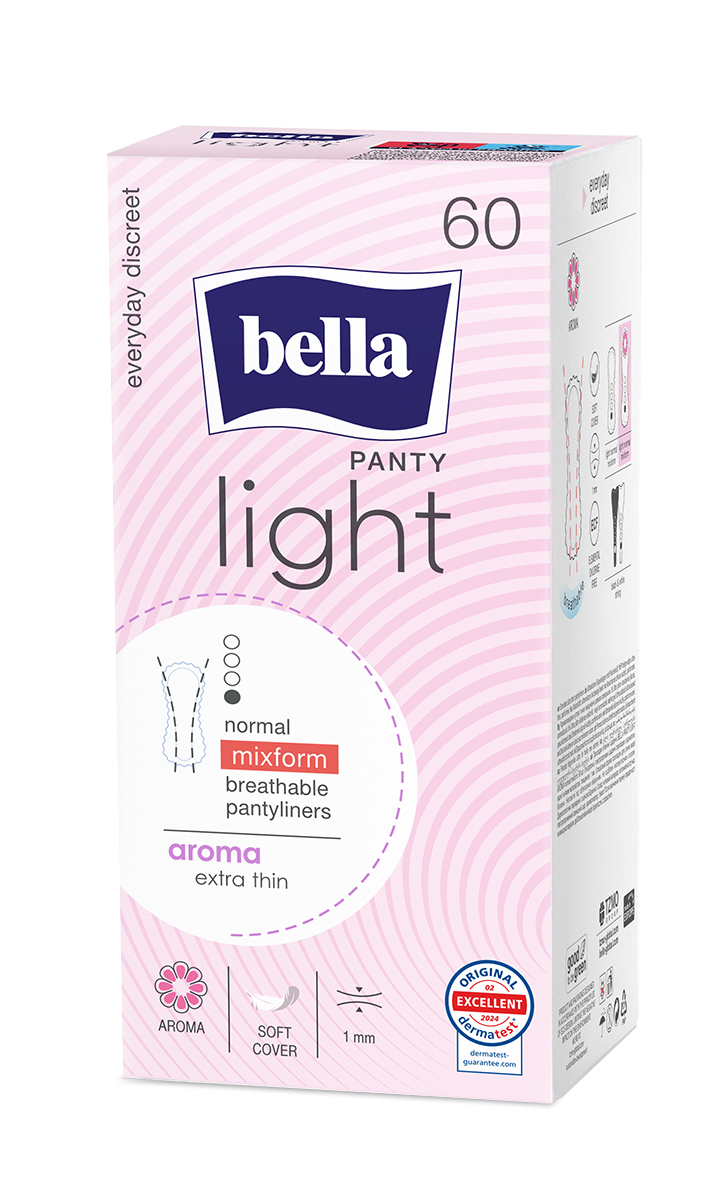 Bella Panty Light Absorbante zilnice Aroma 60 buc