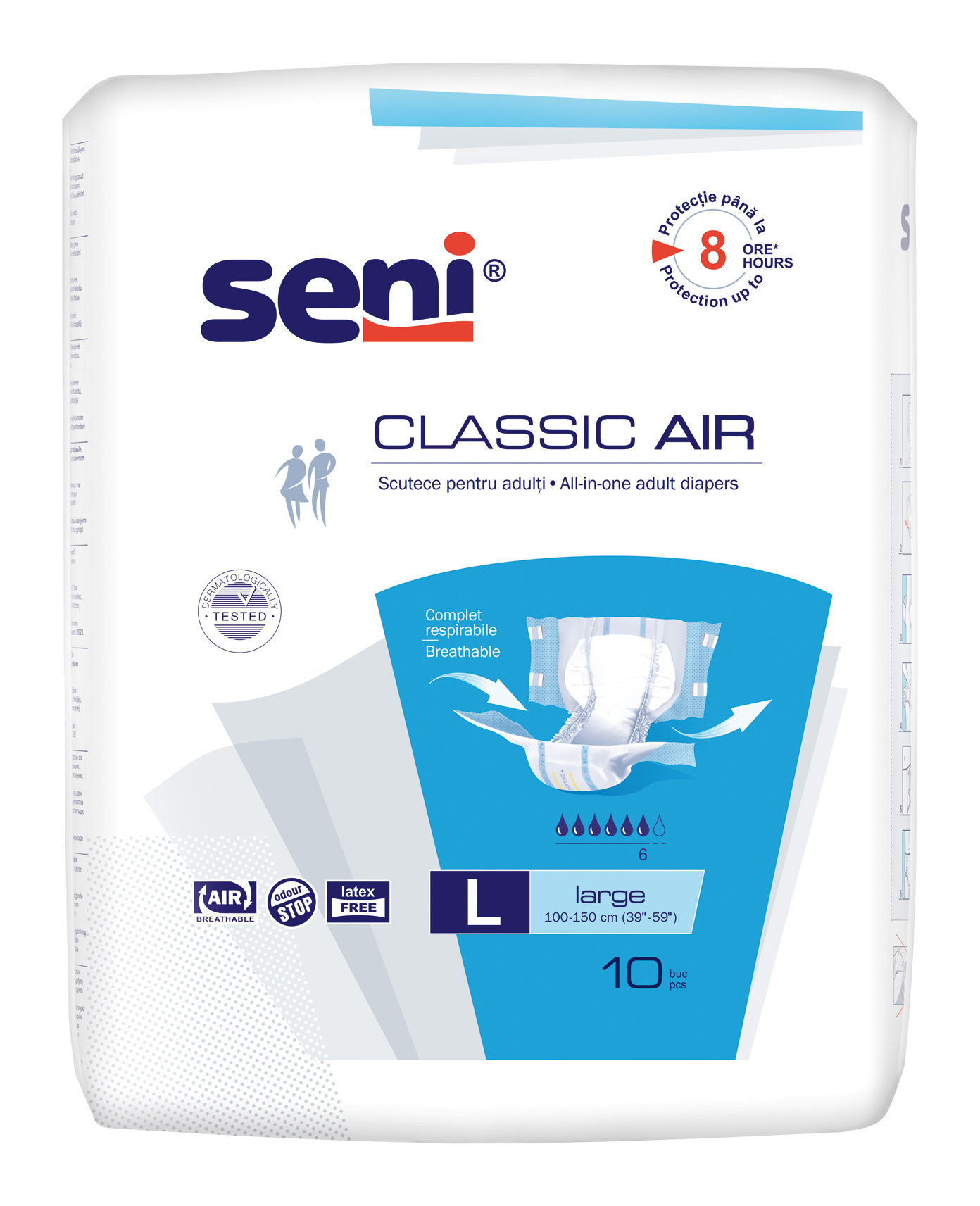 Scutece adulti Seni CLassic Air Large a'10