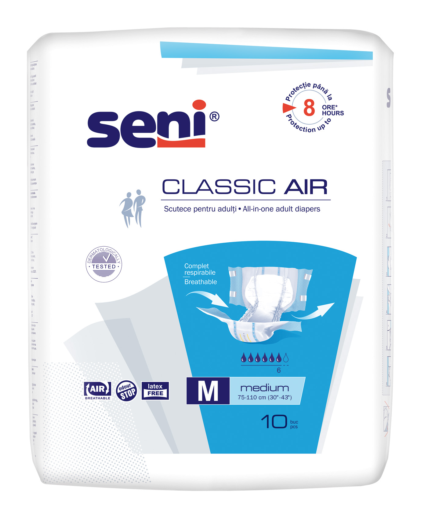 Scutece adulti Seni CLassic Air Medium a'10