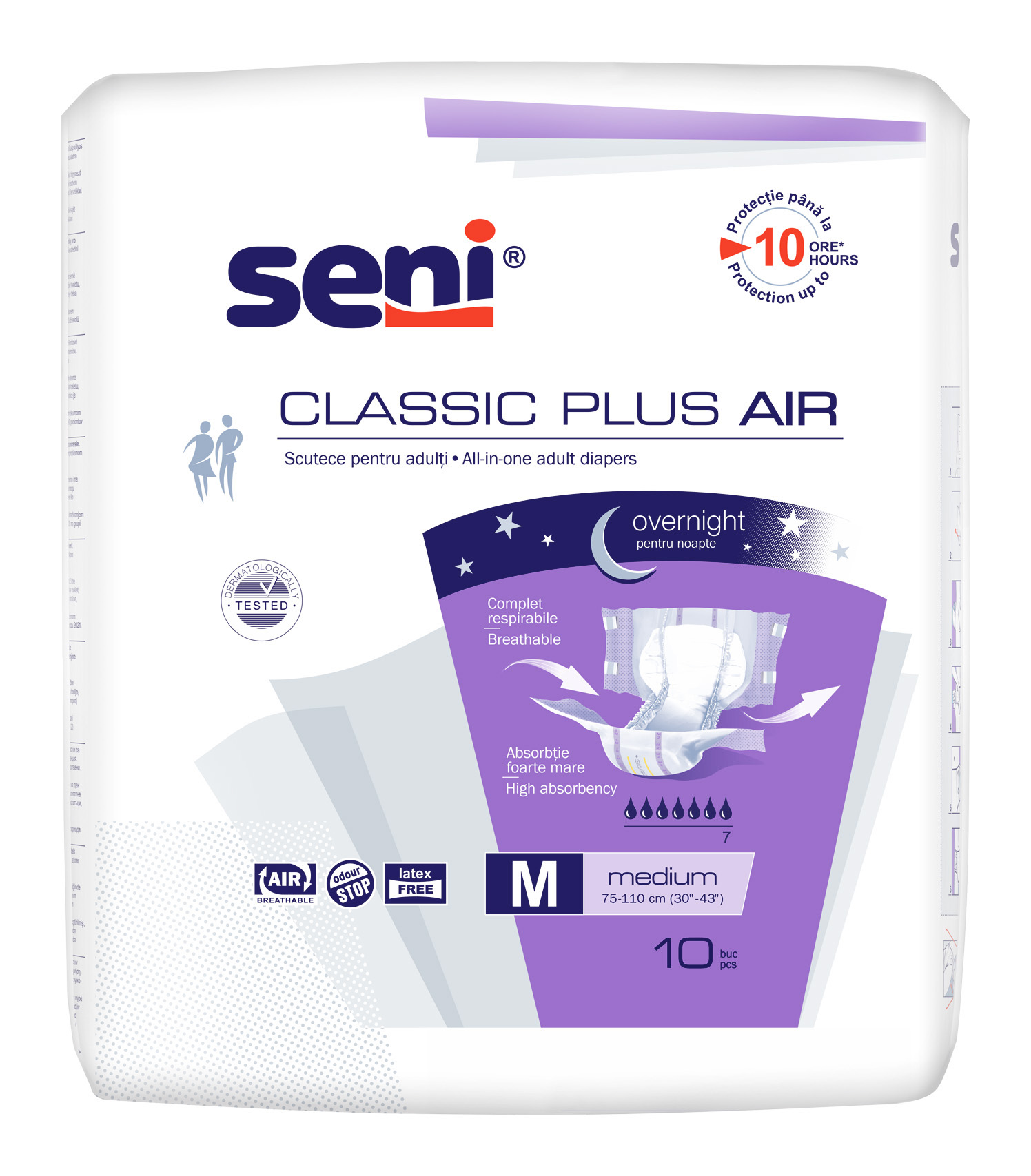 Seni Classic Plus Medium scutece incontinenta 10 buc