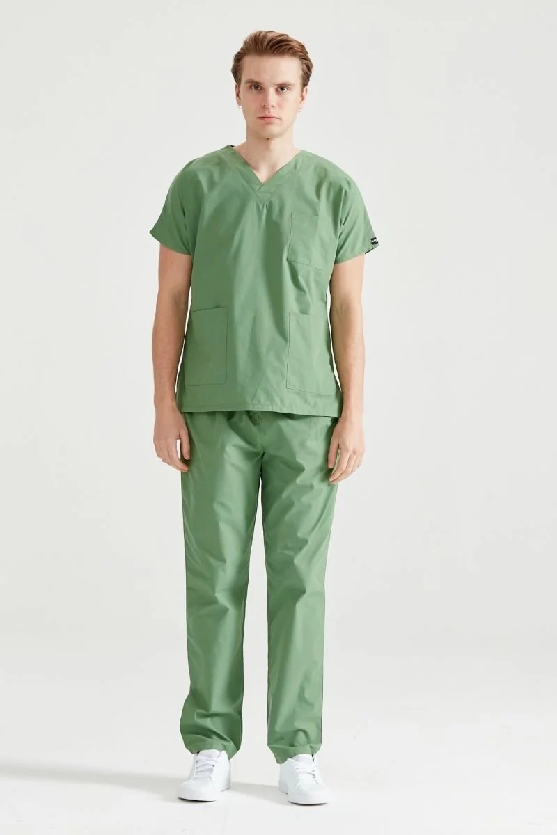 Costum Medical Classic Verde Fistic  L
