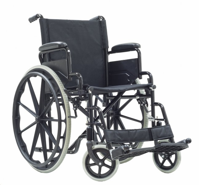 Fotoliu rulant autopropulsat cu cadru pliabil, cod 2239-46